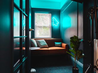 Neon decor home 43 Clicks North on Unsplash